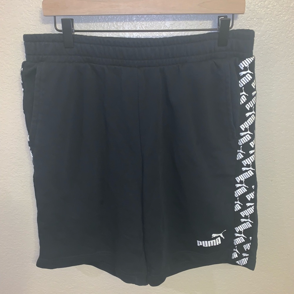 Puma men’s or unisex active shorts with drawstring closure